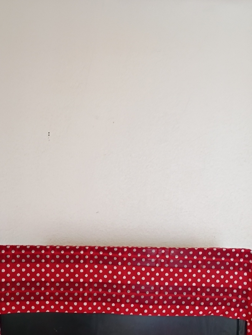Red Polka Dot Wall Tapestry Accent /Scarf/Purse Twilly
